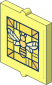 Glass for Window  1 x  2 x  2 with Stained Glass Bee Sticker Glass for Window  1 x  2 x  2 with Stained Glass Bee Sticker