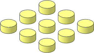 Stud Duplo Group  3 x  3
