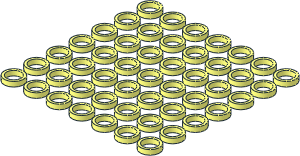 Stud Tube Open Group  7 x  7