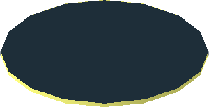 Sticker  0.6 x  0.6 Round with Black Background