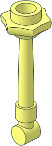 Minifig Tool Wand with Hollow Stud at Tip
