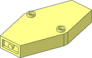 Container Minifig Coffin Lid Flat