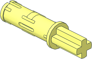 Technic Axle Pin Long with Friction with  2L Pin
