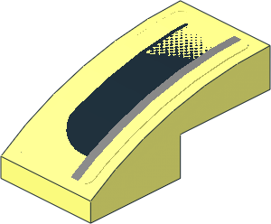 Slope Brick Curved  2 x  1 with Black Air Vent on Transparent Background Right Sticker