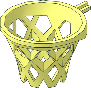 Minifig Basketball Net with Axle