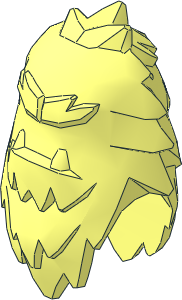 Minifig Head Yeti