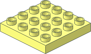 Duplo Plate  4 x  4