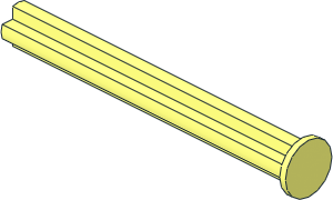 Technic Axle  5 with Stop