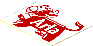 Sticker  1.1 x  1.4 with Arla Dairy Logo Left