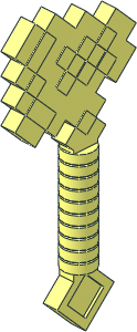 Minifig Axe Blocky
