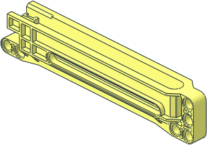 Technic Gear Rack  1 x 14 with Bottom Beam Housing