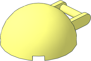 Windscreen  4 x  4 x  1.667 Canopy Half Sphere with Handle Bar