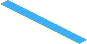 Sticker  0.4 x  4.0 Light Blue
