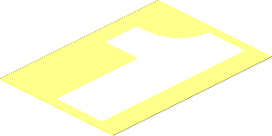 Sticker  2.2 x  1.6 with White Number "1"