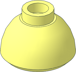 Brick Round  1.4 x  1.4 x  0.667 Dome Top