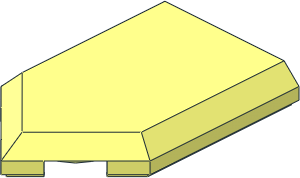 Tile  3 x  2 with Angled End
