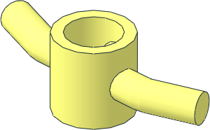 Handle for Pole 32 with Shaft and Helical Groove