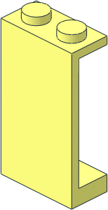 Panel  1 x  2 x  3 with Solid Studs