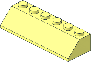 Slope Brick 45  2 x  6