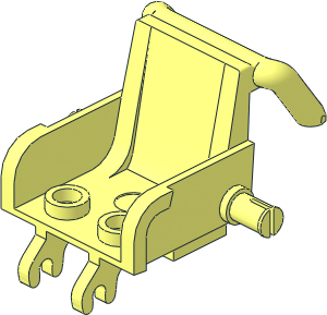 Minifig Wheelchair
