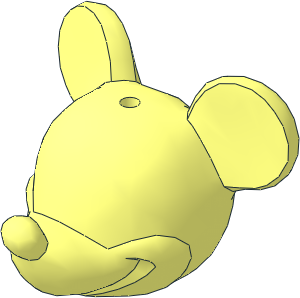 Minifig Head Mouse