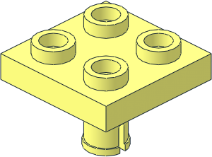 Plate  2 x  2 with Pin Type 1