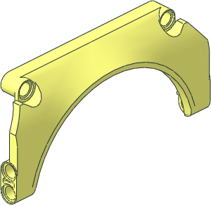 Technic Panel 11 x  2 x  5 Mudguard Arched #32