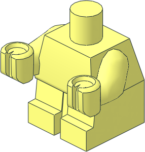 Minifig Baby Body