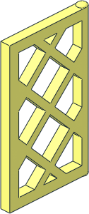 Window  1 x  2 x  3 Pane Latticed