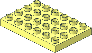 Duplo Plate  4 x  6
