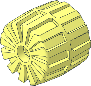 Wheel 30 x 35 with Tread on Sidewall