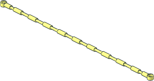 Cable Flexible 20L with  2 Bar Connectors and Bar Segments