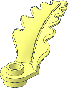 Plant Serrated Leaf