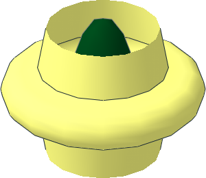 ~Hose Flexible 10L Middle Segment with Dark Green Core Radius  2