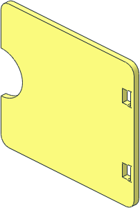 Duplo Door  1 x  4 x  3 with Cutout
