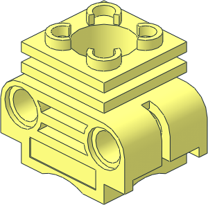 Technic Engine Cylinder Head with Side Slots