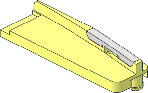 ~Train Track 9V Switch Tongue Right