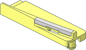 ~Train Track 9V Switch Tongue Left