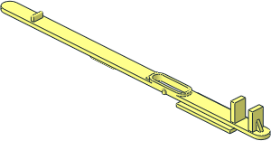 ~Train Track  9V Points Command Rod
