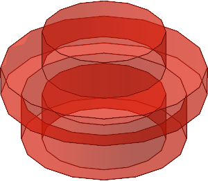 ~_Plate  1 x  1 Round Trans Red (Obsolete)