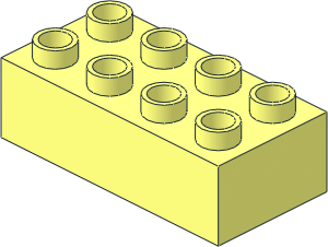 Duplo Brick  2 x  4