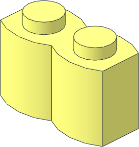 Brick  1 x  2 Log