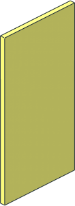 ~Glass for Door  1 x  4 x  6 with 3 Panes
