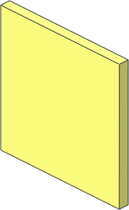 Roadsign Clip-on  2 x  2 Square
