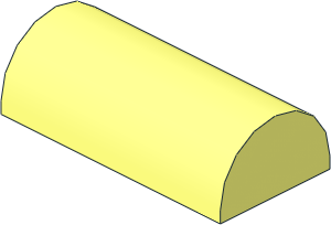 =Brick  2 x  4 with Curved Top