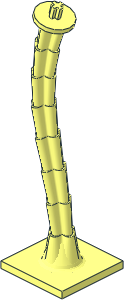 Plant Tree Palm Base  4 x  4