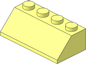 Slope Brick 45  2 x  4