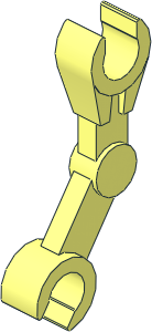 Minifig Mechanical Arm with Clips Parallel