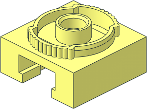 ~Turntable  4 x  4 Locking Grooved Base