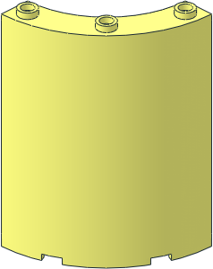 Panel  4 x  4 x  6 Corner Round